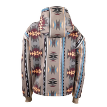 Charger l&#39;image dans la galerie, Coton Ouaté &#39;&#39; Naira&#39;&#39; Motif Aztec Gris
