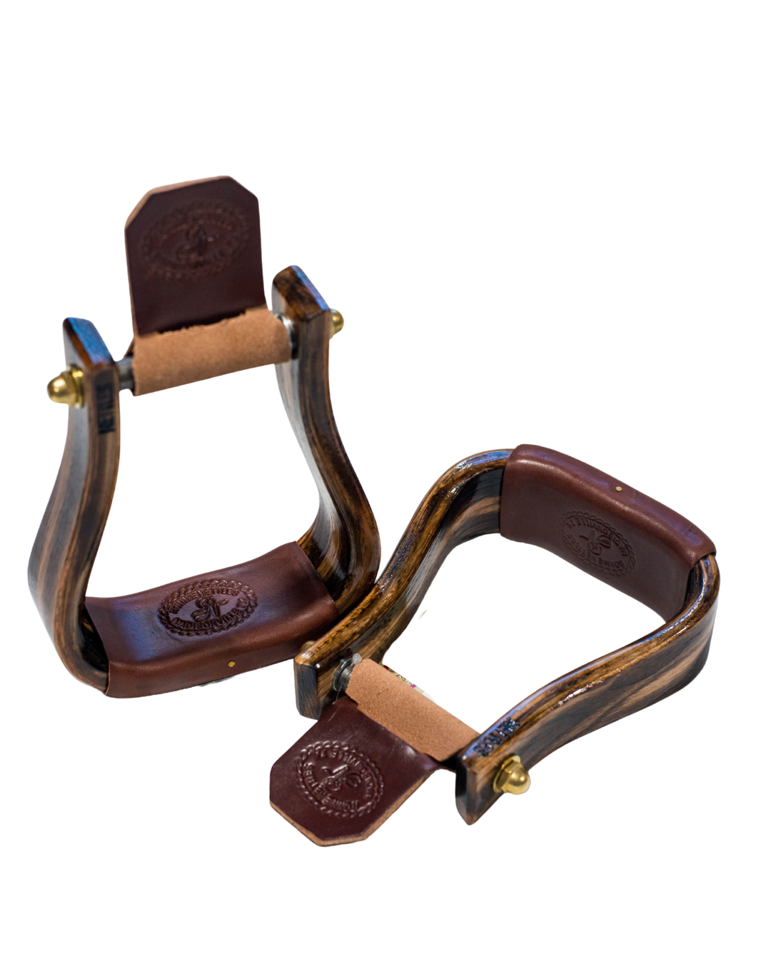 Étriers Nettles Bois 2'' Plat - Rustic Wrangler