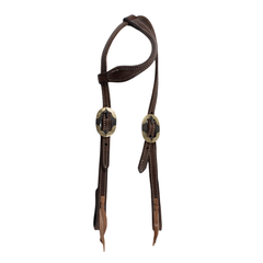 One Ear Headstall - Rust Iron Oval Buckle