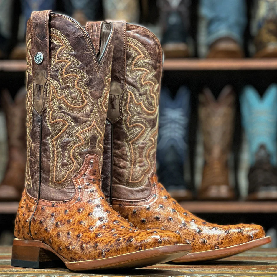 Bottes De Cowboy Western Neuves – Petite Taille Ronde – Or Gravure – Paire