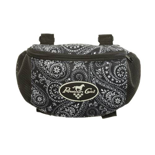 Pommel Bag - Paisley Black