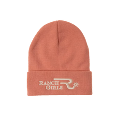 Ranch Girl Beanie - Peach