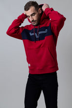 Load image into Gallery viewer, Ripon Hoodie - Red &amp; Navy
