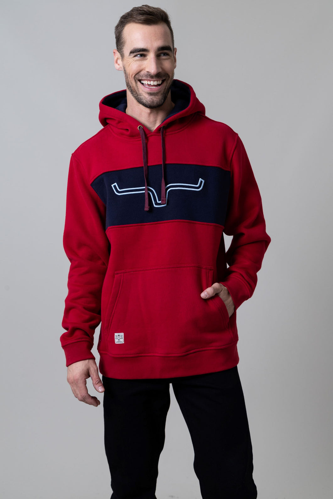 Ripon Hoodie - Red & Navy