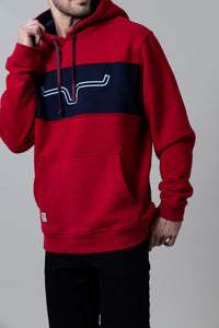 Ripon Hoodie - Red & Navy