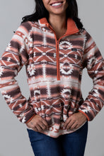 Load image into Gallery viewer, Roswell Fleece Hood - Rust Red
