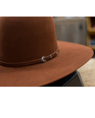 Rust Felt Hat 7X - Open Crown