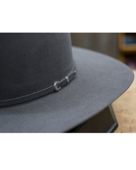 Slate Felt Hat 7X - Open Crown