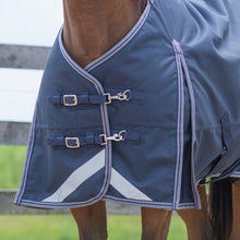 Charger l&#39;image dans la galerie, Couverture Imperméale Symphony avec Cou - Bleu Marin
