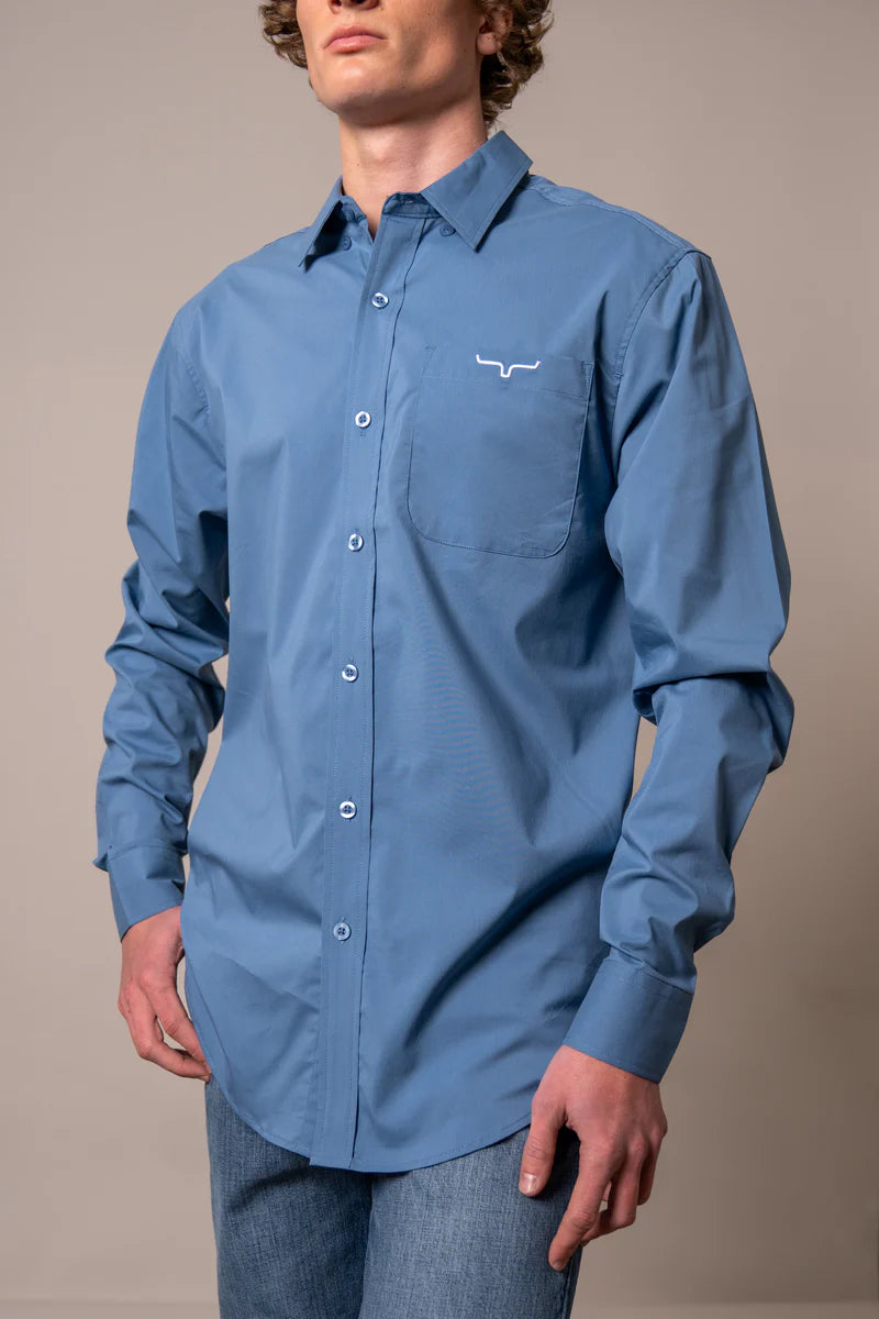Chemise Team Bleu Carbone