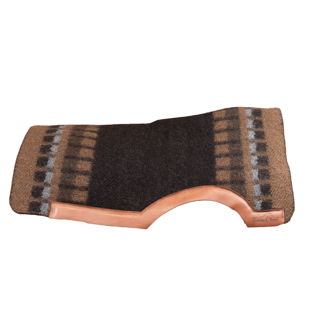 Tapis Entrainement ThunderCloud 100% Alpaga Motif - Noir/Choco