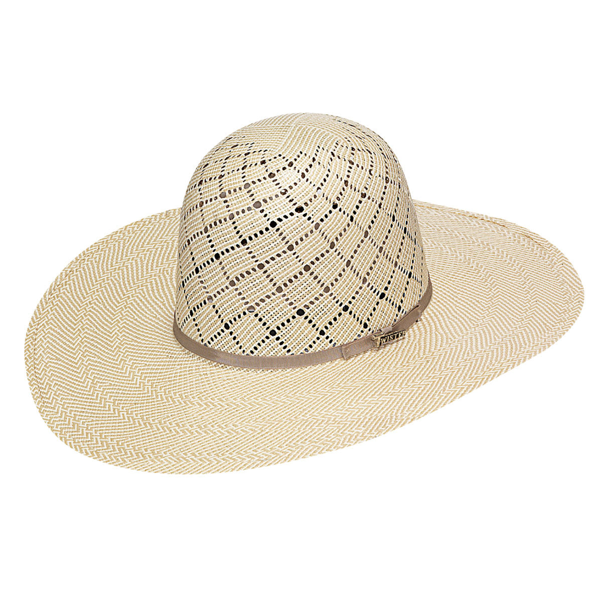 Twister Straw Hat - Open Crown
