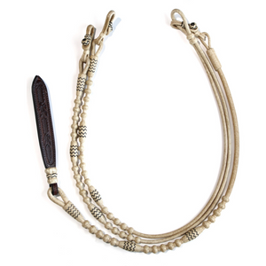 Romal Reins - Natural with Black Accents