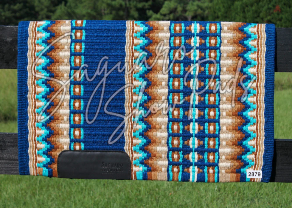 Carmichael Show Pad - Royal Blue, Rust & Aqua
