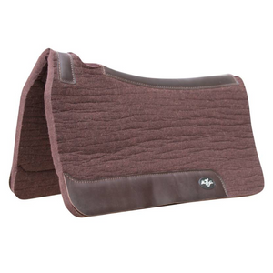 ComfortFit Wool Saddle Pad 31x32" - Chocolate