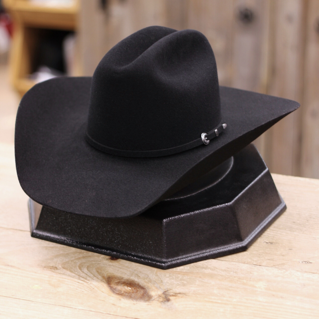 Black Felt Hat 7x - Cowboy Top