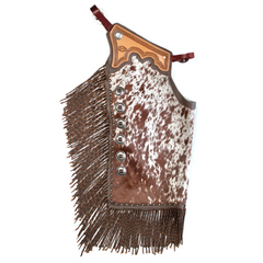 Demi Chaps Western Poils de Vache - Brun