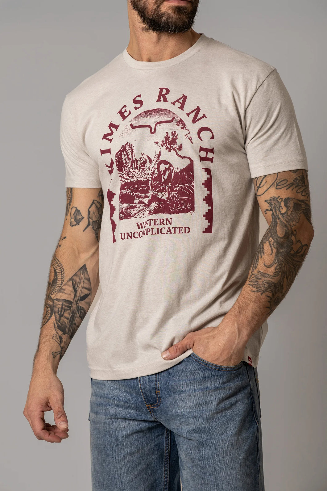 Desert Arch Tees Cardinal - Mens