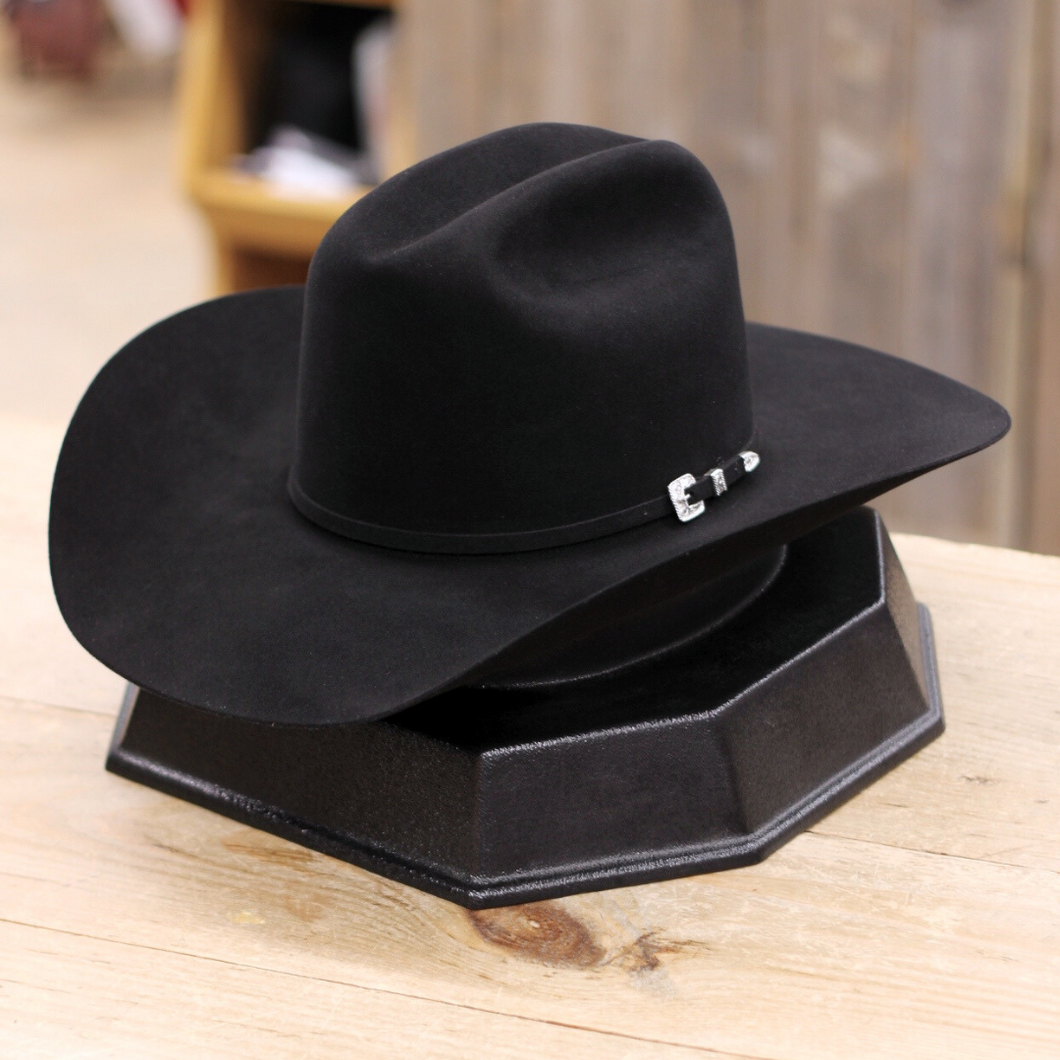 Chapeau en Feutre Premium Noir 1000X - Top Cowboy
