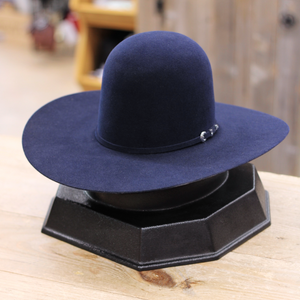 Chapeau en Feutre Bleu Sephhire 10x - Open Crown