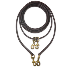 Oiled Harness Round Leather Draw Rein