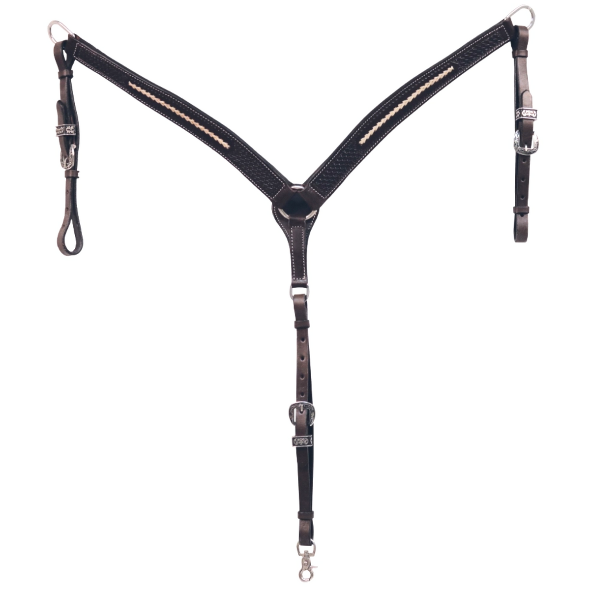 Bronco Collection Breastcollar Rawhide Braiding