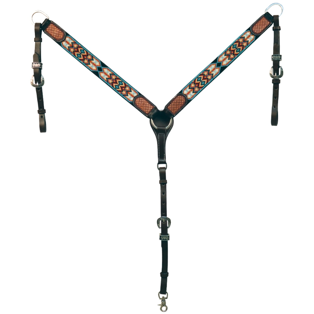 Beaded 2 Tone Navajo Collection Breastcollar
