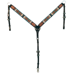 Beaded 2 Tone Navajo Collection Breastcollar