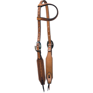 Oxbow Ribbon One Ear Headstall - Golden