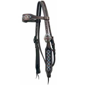 Double Cross Browband Headstall