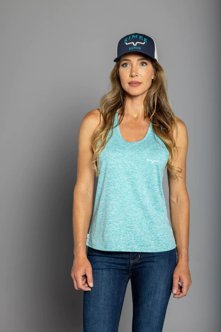Ladies Tech Tank Top - Turquoise