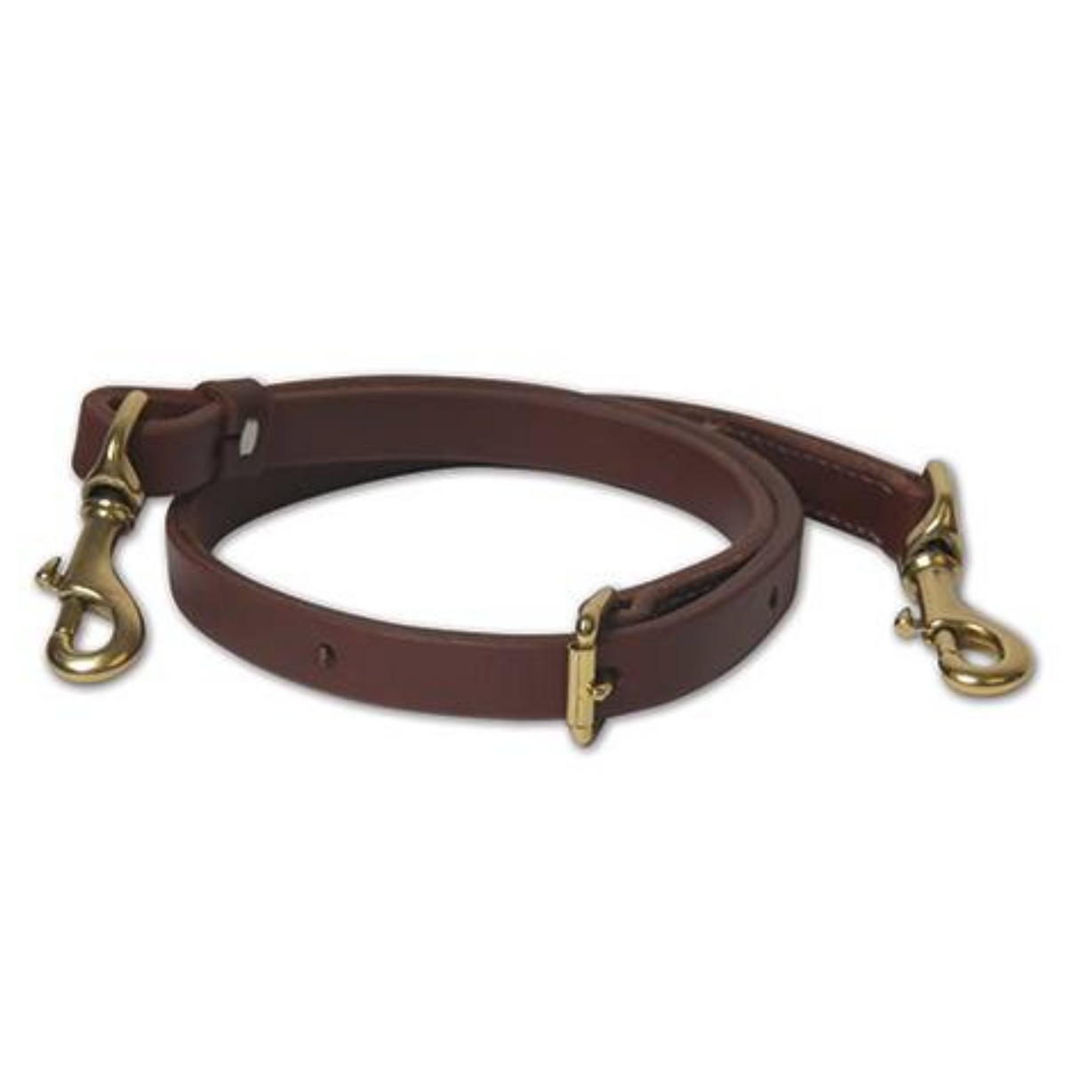 Courroie pour Martingale Fixe en Cuir de Harnais Huilé 3/4"