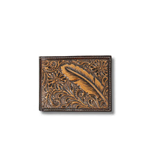 Bifold Wallet Flower & Feather