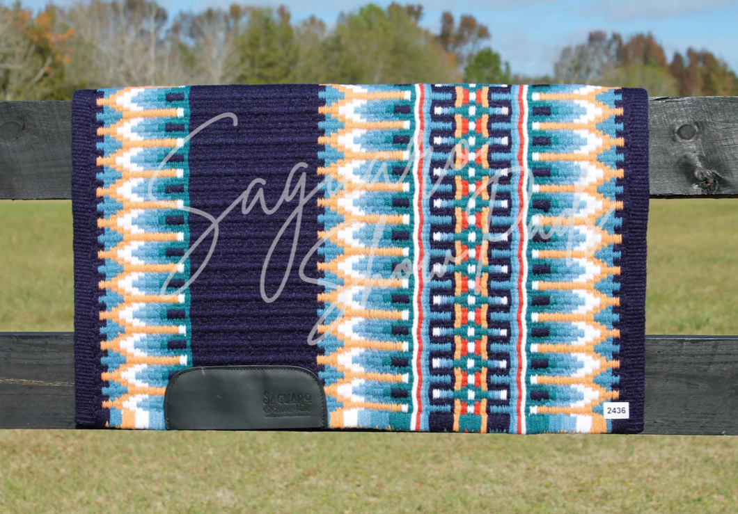 Nashville Show Pad - Navy, Blue & Tan