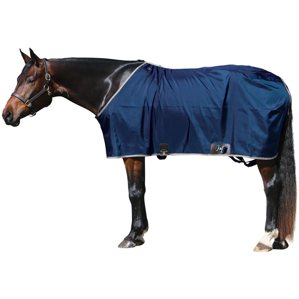 Nylon Close Front Sheet - Navy