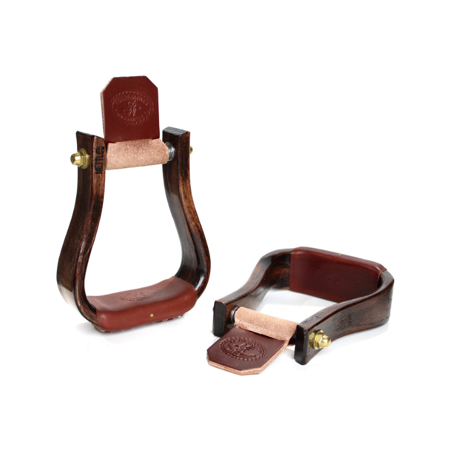 Étriers en Bois 2'' Plat - Triple Finis