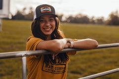 Army Sunset Cap - Black & White