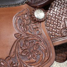 Load image into Gallery viewer, 16.75&quot; Custom Reining Saddle
