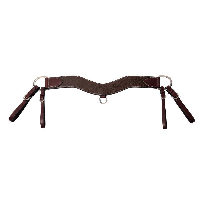 Bison Steer Tripper Breastcollar - Dark Brown