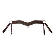Bricole en Cuir de Bison - Brun Foncé