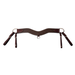 Bison Steer Tripper Breastcollar - Dark Brown