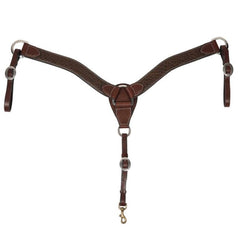 Bison Contoured 2" Breastcollar - Dark Brown