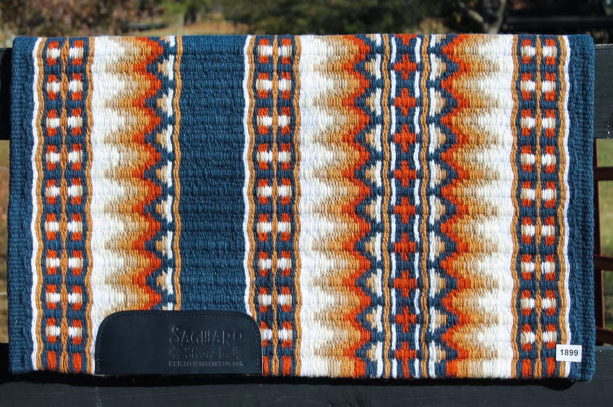 Rylander Show Pad - Navy, Orange & White