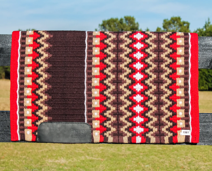 Miller Show Pad - Red, Brown & Tan