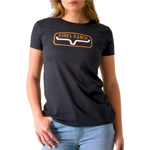 Load image into Gallery viewer, Ladies Rollin Tee - Black
