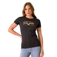 Load image into Gallery viewer, Ladies Rollin Tee - Black
