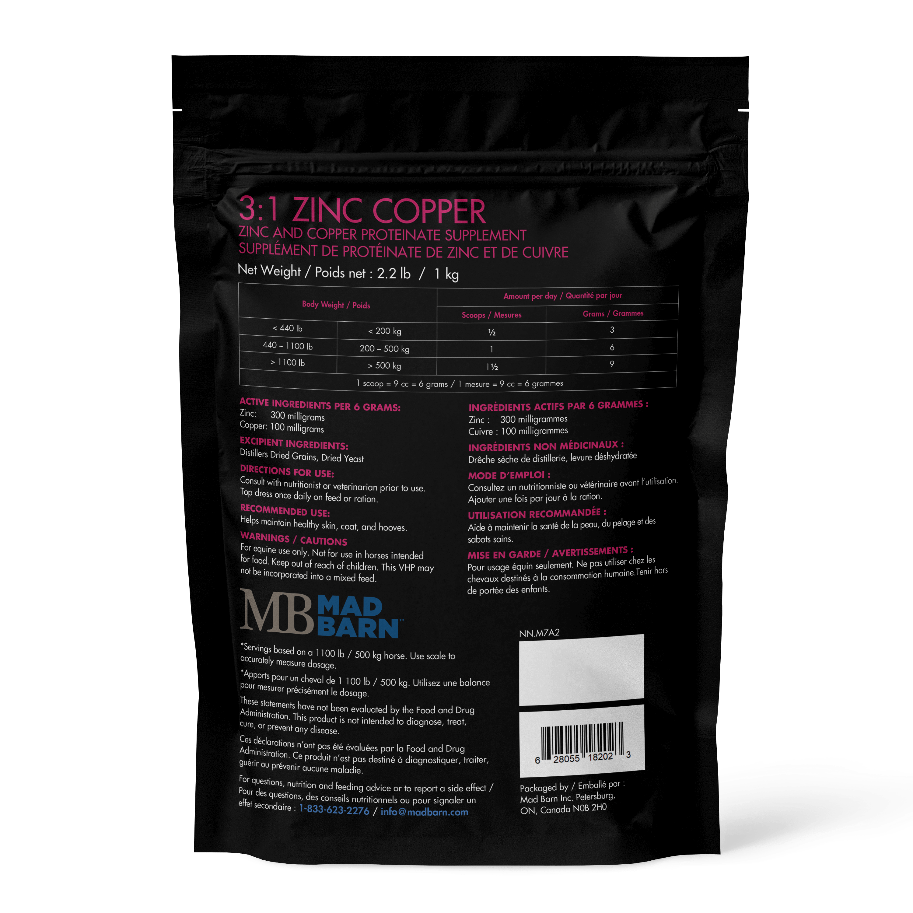 3:1 ZINC & CUIVRE