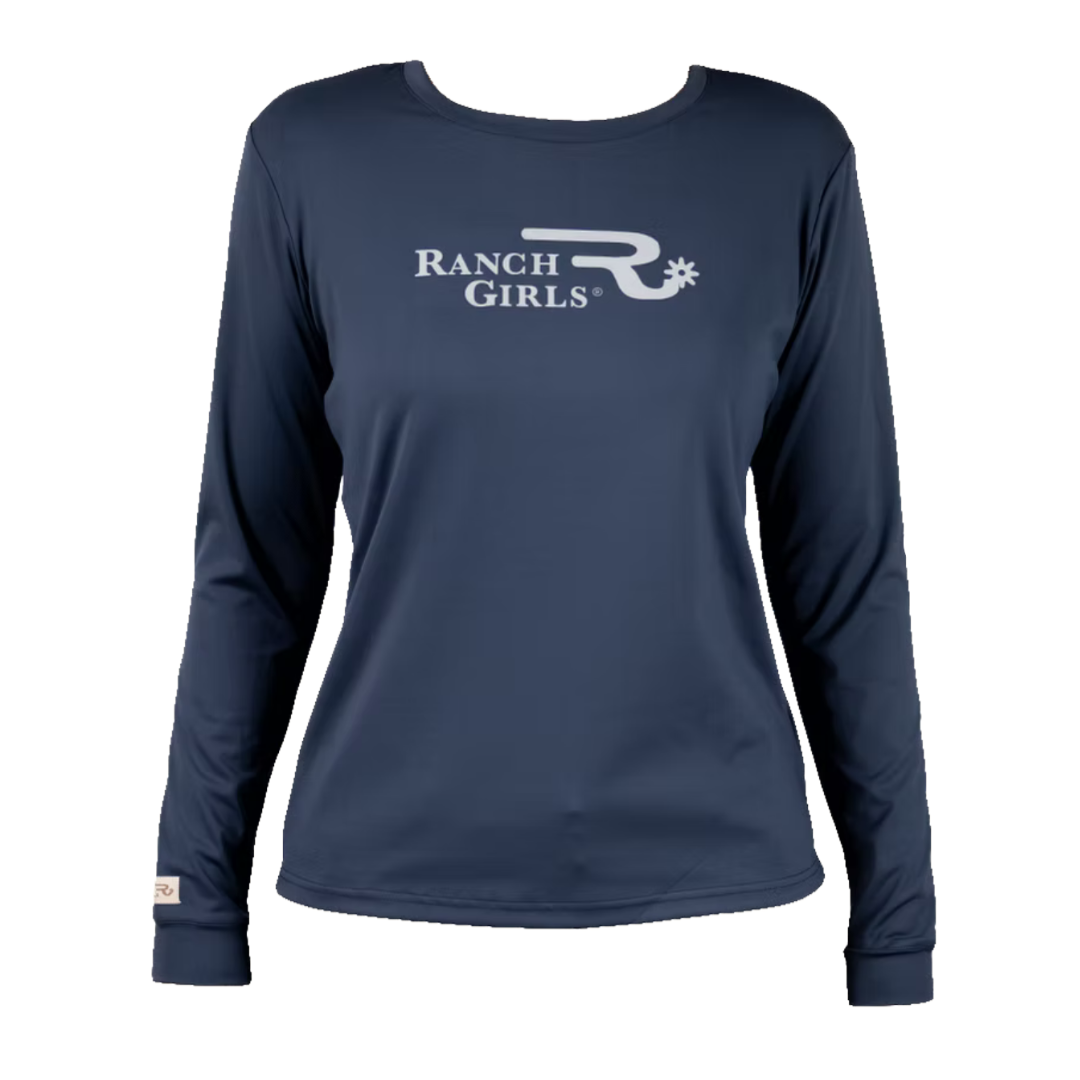 Chandail Manche Longue ''Sabrina'' Bleu Denim