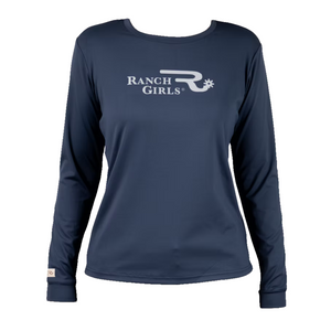 Chandail Manche Longue ''Sabrina'' Bleu Denim