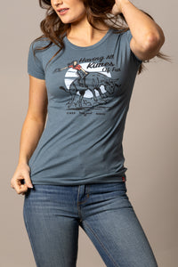 Tees '' All Kimes of Fun '' Indigo